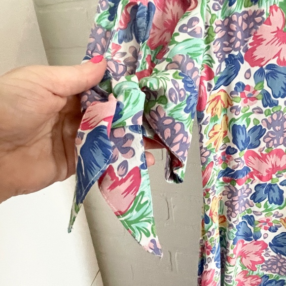 Fauthfull the Brand Emelia Midi Dress Jemima Coquette Cottagecore Boho Bows Sz M - Picture 15 of 16